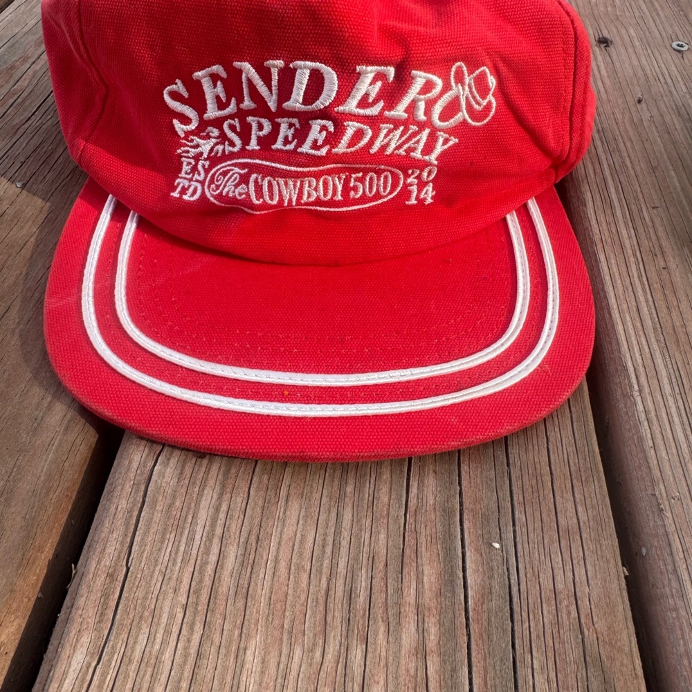 Sender Speedway Red Cap